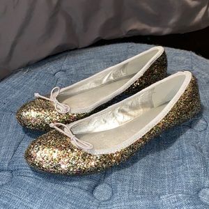 Sole Society Glitter Flats FIT SIZE 7